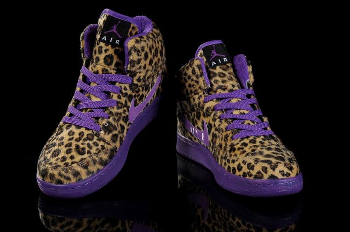 Women Cheetah Print Jordans